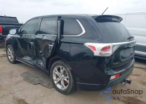 2014 Mitsubishi Outlander Gt from USA, damaged, VIN JA4JZ4AX4EZ001971